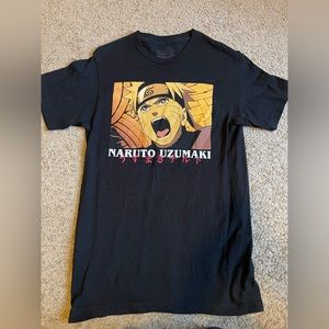 Naruto T Shirt Mens XL Black Shippuden Collection NARUTO UZUMAKI Viz 2002 D4